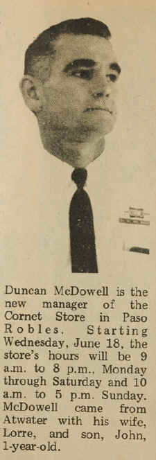 McDowell At Cornet