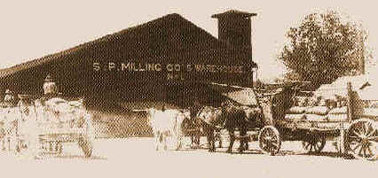 S.P. Milling Co. Warehouse in 1920's San Miguel